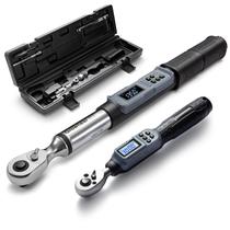 Set de Llaves Dinamométricas Digitales GROWNEER 1/4" 1.5-30Nm 3/8" 6.8-135Nm