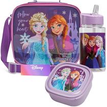 Set de lonchera infantil Get Trend Frozen aislada 3 piezas Set de lonchera infantil Get Trend Frozen aislada 3 piezas