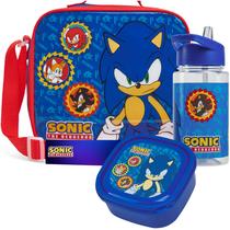 Set de lonchera infantil Get Trend Sonic 3 piezas aisladas