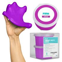 Set de Masilla Terapéutica Vive 2-Pack para Fortalecer las Manos (Firme)
