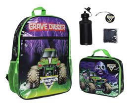 Set de Mochila INTIMO Monster Jam Grave Digger con Lonchera