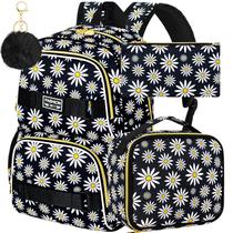 Set de Mochilas AGSDON para Niñas con Mochila Escolar para Laptop de 17 Pulgadas