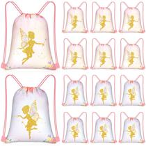 Set de Mochilas con Cordón Censen Flor Hada 24 Unidades para Niñas Set de Mochilas con Cordón Censen Flor Hada 24 Unidades para Niñas