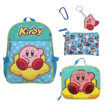 Set de mochilas para niños Bioworld Kirby de 5 piezas amarillo Set de mochilas para niños Bioworld Kirby de 5 piezas amarillo