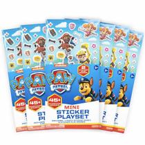 Set de Pegatinas Paw Patrol 6-Pack con 45 Pegatinas Reutilizables Set de Pegatinas Paw Patrol 6-Pack con 45 Pegatinas Reutilizables