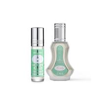 Set de Perfume Unisex Lovely de Al-Rehab 35 ml Spray + 6 ml Roll-on