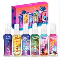 Set de Perfumes So... Escapes Body Mist 50 mL para Mujeres 6 Piezas