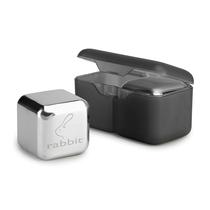 Set de Piedras Enfriadoras Jumbo de Acero Inoxidable con Forma de Conejo para Whisky