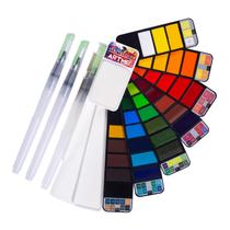 Set de Pintura Acuarela ARTME 42 Colores con 3 Pinceles Kit de Viaje