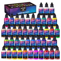 Set de pintura para aerógrafo ARTME 42 colores con 3 diluyentes Set de pintura para aerógrafo ARTME 42 colores con 3 diluyentes