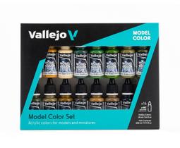 Set de Pinturas Vallejo Model Color II Guerra Mundial 16x18ml Acrílico