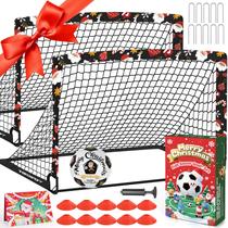 Set de Porterías de Fútbol VAVOSPORT Navidad para Niños 1,22 m x 0,91 m Paquete de 2 Set de Porterías de Fútbol VAVOSPORT Navidad para Niños 1,22 m x 0,91 m Paquete de 2