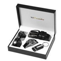 Set de Regalo BSTcentelha: Reloj de Cuero Artificial con Correa, Cinturón y Gafas de Sol Set de Regalo BSTcentelha: Reloj de Cuero Artificial con Correa, Cinturón y Gafas de Sol