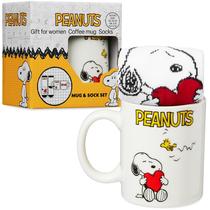 Set de regalo de taza y calcetines Peanuts Snoopy de Get Trend 340 ml Set de regalo de taza y calcetines Peanuts Snoopy de Get Trend 340 ml