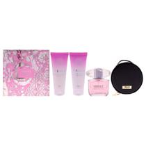 Set de Regalo para Mujer Versace Bright Crystal EDT 90 mL 3 Piezas Set de Regalo para Mujer Versace Bright Crystal EDT 90 mL 3 Piezas