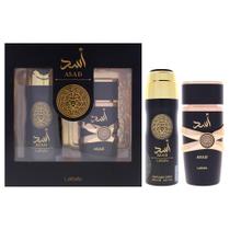 Set de Regalo Perfume Lattafa Asad 100mL Eau de Parfum + Spray 200mL Set de Regalo Perfume Lattafa Asad 100mL Eau de Parfum + Spray 200mL