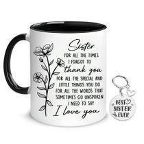 Set de Regalo Taza de Café Hermana Hyturtle de Cerámica 325 ml