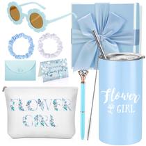 Set de Regalos para Propuesta de Dama de Honor Sieral 9 Piezas con Vaso Azul