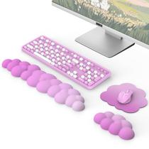 Set de Reposamuñecas MoKo Cloud para Teclado y Ratón Rosa Set de Reposamuñecas MoKo Cloud para Teclado y Ratón Rosa