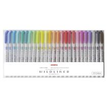 Set de Resaltadores Zebra Mildliner WKT7-25C, 25 Colores Set de Resaltadores Zebra Mildliner WKT7-25C, 25 Colores