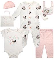 Set de Ropa para Bebé Disney Minnie Mouse de 7 Piezas para Recién Nacidos 0-3 Meses