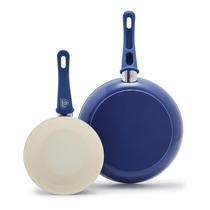 Set de Sartenes Antiadherentes de Cerámica GreenLife Azul 7 y 10 pulgadas Set de Sartenes Antiadherentes de Cerámica GreenLife Azul 7 y 10 pulgadas