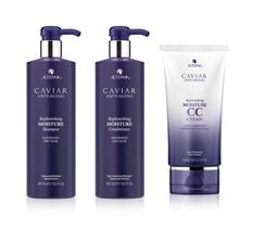 Set de Shampoo, Acondicionador y Crema CC Alterna Caviar Hidratación
