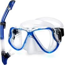 Set de Snorkel Greatever con Máscara de Buceo Panorámica Antiniebla Set de Snorkel Greatever con Máscara de Buceo Panorámica Antiniebla