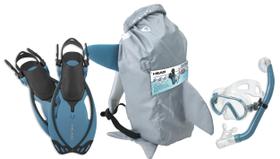 Set de Snorkel Mares Head Sea Pals para Niños Aqua Pequeño Set de Snorkel Mares Head Sea Pals para Niños Aqua Pequeño