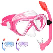 Set de Snorkel para Niños ACQCES con Válvula Secadora Edad 5-15 con Máscara y Tubo de Respiración Set de Snorkel para Niños ACQCES con Válvula Secadora Edad 5-15 con Máscara y Tubo de Respiración