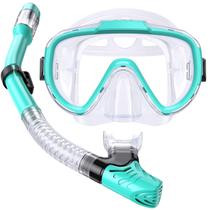 Set de Snorkel para Niños Seovediary con Vidrio Panorámico Antivaho 4-16 años