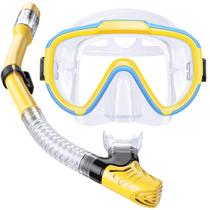 Set de Snorkel para Niños Seovediary con Vidrio Panorámico Antivaho, 4-16 años