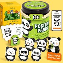 Set de Tarjetas de Afirmaciones Positivas Panda Stofinity en Frasco