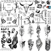 Set de Tatuajes Temporales XIYOKA Halloween 12 Hojas