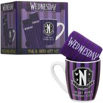Set de Taza y Calcetas Get Trend Wednesday 330ml Cerámica Set de Taza y Calcetas Get Trend Wednesday 330ml Cerámica