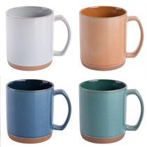 Set de Tazas Mr. Coffee Dorsey de 4 Piezas de 520 ml de Loza Set de Tazas Mr. Coffee Dorsey de 4 Piezas de 520 ml de Loza
