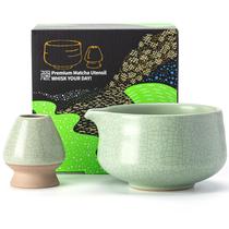 Set de Tazón para Matcha TEANAGOO de Cerámica con Soporte para Batidor 510 mL