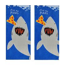 Set de Toallas de Playa Ben Kaufman Sales Co Mordida de Tiburón 30x60 cm para Niños Set de Toallas de Playa Ben Kaufman Sales Co Mordida de Tiburón 30x60 cm para Niños