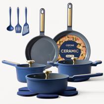 Set de Utensilios de Cocina CAROTE Cerámico Antiadherente 16 Piezas Azul Set de Utensilios de Cocina CAROTE Cerámico Antiadherente 16 Piezas Azul