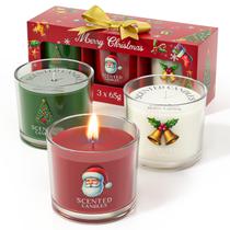 Set de Velas Aromáticas Navideñas CHILLFLAME 3x195ml