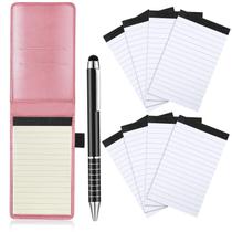 Set Mini Portanotitas de Bolsillo Outus con 50 Hojas Rayadas Rosa