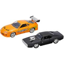 Set Miniatura Carro Toyota Supra BrianS / Dodge Charger R/T DomS Velozes E Furiosos Diecast 1/32 Jada 31981