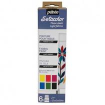 Set Pébéo Initia Setacolor Light Fabrics 6X20ml