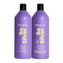 Set Shampoo Matrix So Silver Purple + Acondicionador Pigmentado 1L