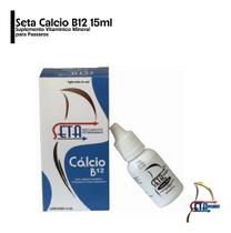 Seta Cálcio B12 Suplemento Vitaminico Mineral -15ml Birds Seta Cálcio B12 Suplemento Vitaminico Mineral -15ml Birds