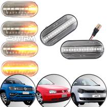 Seta Pisca Sequencial Vw Golf Mk4 Amarok Passat Polo Bora Seat Sapão Sinal Repetidor Lateral Lampada Lente Led iluminação alerta original