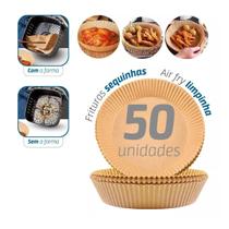 "Seu tempo na cozinha é precioso! Otimize-o com nosso Forro de Papel descartável para Airfryer e desfrute de uma experiê "Seu tempo na cozinha é precioso! Otimize-o com nosso Forro de Papel descartável para Airfryer e desfrute de uma experiê