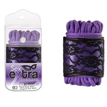 SEX EXTRA - BONDAGE COTTON BONDAGE ROPE 10 M - Lilas