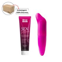 Sex Intense Gel Excitante Feminino + Vibrador Ponto G Liso - Sexy Import