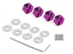 Sextavado 12mm em aluminio (roxo) hpi72044